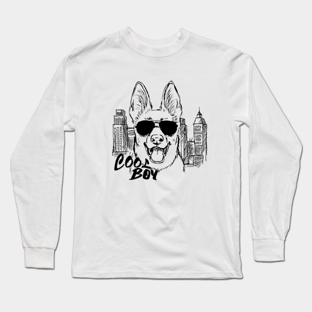 Cool boy Long Sleeve T-Shirt by CB_design